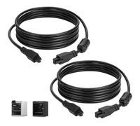 JERBOR 78.74inch HUB to AMS 6Pin Extension Cable with Magnetic Ring for Bambu Lab X1 P1 Series 3D Printer (2m 6pin with magnetic ring*2pcs)