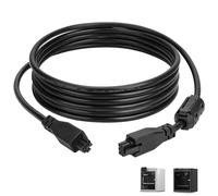 JERBOR 78.74inch HUB to AMS 6Pin Extension Cable with Magnetic Ring for Bambu Lab X1 P1 Series 3D Printer (2m 6pin with magnetic ring*1pcs)