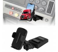 Jerbor HD Phone Mount Kit for Freightliner Cascadia 2018-2026 | Spring-loaded cubby base, silicone grip pads and adjustable arm create a stable, no-drill setup for long-haul driving
