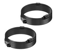 JERBOR2PCS 78.74inch 4Pin AMS extension cable with Magnetic Ring for Bambu Lab AMS-Lite A1 A1MINI 3D printers (2m 4pin with magnetic ring*2pcs)