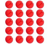 jerbro Pack of 20 Clown Nose Red Foam Nose Set Clown Noses for Halloween Christmas Costume Carnival Cosplay Red Nose Theme Parties Party