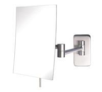 JERDON 8.75-Inch x 6.5-Inch Wall Mount Makeup Mirror - Personal Mirror