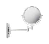 Jerdon JP7508C 6-Inch Wall Mount Makeup Mirror with 5x Magnification, Chrome Finish