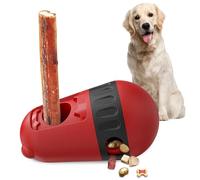 JEREHU 2 in 1 Pet Food Feeder Treat Dispensing Dog Toys Bully Stick Holder, Puppy Puzzle Toy Enrichment Toys Interactive Dog Toys to Keep Them Busy