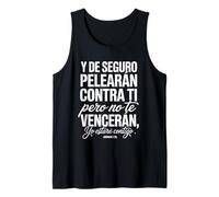 Jeremíah 1:19 - “Dios Está Contigo Siempre” Tank Top
