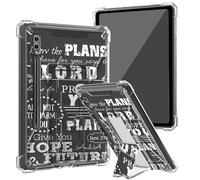 Jeremiah 29-11 Bible Verse Clear Case for Samsung Galaxy Tab S9 Ultra 2023 / S8 Ultra 2022 [SM-X910/X916B/X918U/X900/X906] with Kickstand and Pencil Holder,Transparent TPU Back Shockproof Shell Cover