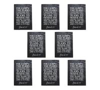 Jeremiah 29:11 Christian Greeting Cards Pack of 8 Bible Verse Scripture Note Cards Any Occasion Blank Inside A6 10x15cm