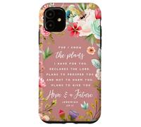 Jeremiah 29:11 For I Know The Plans Bible Verse Quote Case for iPhone 11