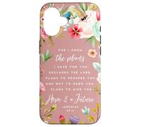 Jeremiah 29:11 For I Know The Plans Bible Verse Quote Case for iPhone 16