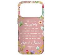Jeremiah 29:11 For I Know The Plans Bible Verse Quote Case for iPhone 17 Pro