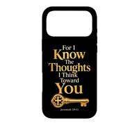 Jeremiah 29:11 For I Know The Thoughts I Think Toward You Case for iPhone 17 Pro Max