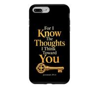 Jeremiah 29:11 For I Know The Thoughts I Think Toward You Case for iPhone 7 Plus/8 Plus