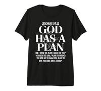 Jeremiah 29 11 God Has A Plan Christian Bible Verse Faith Premium T-Shirt