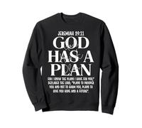 Jeremiah 29 11 God Has A Plan Christian Bible Verse Faith Sweatshirt
