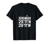 Jeremiah 29 11N 29 11W Christian Bible Verse T-Shirt
