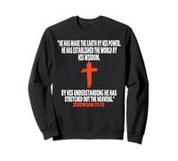 Jeremiah 51:15 Bible Verses Scripture Sweatshirt