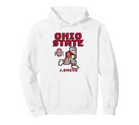 Jeremiah Smith - Retro Baller - Ohio State Buckeyes Football Pullover Hoodie