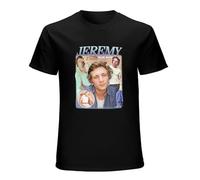 Jeremy Allen White Homage TV Show Unisex T-Shirt Graphic Printed Tee Mens Black Shirt