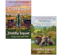 Jeremy Clarkson Diddly Squat Collection 2 Books Set (Diddly Squat ‘Til The Cows Come Home, Diddly Squat)