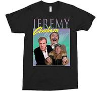 Jeremy Clarkson Gear Grand Tour Homage Inspired Cars Mens T-Shirt Short-Sleeve Shirt Size L Black
