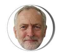 Jeremy Corbyn FACE Small 10 x 56mm Vinyl Stickers Pack of 10
