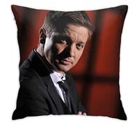 Jeremy Renner Pillow Covers Plush Surface Double Sided Printing Pillow case 45cmx45cm