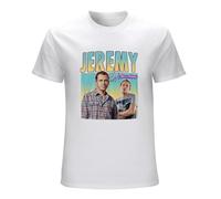 Jeremy Usbourne Unisex T-Shirt Graphic Printed Tee Mens White Shirt