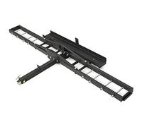 Jeremywell 500 lbs Heavy Duty Motorcycle Dirt Bike Scooter Carrier Hitch Rack Hauler Trailer with Loading Ramp and Anti-Tilt Locking Device T-NS-MRC001