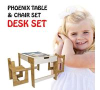 Jerenss Phoenix Play Table & Chairs For Kids (Ages 2-4) 2 Chair