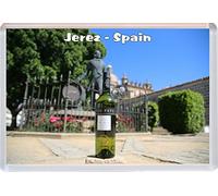 Jerez - Andalucia - Spain - Jumbo Fridge Magnet BBSM321