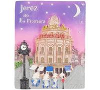 Jerez de la Fromtra Spain Refrigerator Magnet Tourism Tourist Souvenir Fridge Decoration Magnetic 3D Sticker Craft