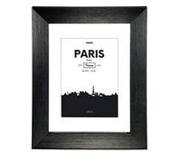 "Jerez" Plastic Photo Frame, Silver, 40 x 50 cm, Black, 20 x 30 cm