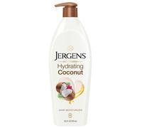 Jergens Hydrating Coconut Body Moisturizer Infused with Coconut Oil Dermatologist Tested Hand and Body Lotion for Dry Skin 26.5 Oz
