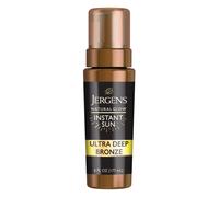 Jergens Natural Glow Instant Sun Ultra Deep Sunless Tanning Mousse, 6 oz - Quick-Drying, Flawless Dark Bronze Tan, 28564