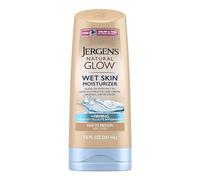 Jergens Natural Glow Wet Skin Moisturizer - Gradual Sunless Tanner, Hydrating Skin.