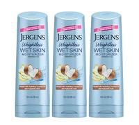 Jergens Wet Skin Body Moisturizer With Coconut Oil In Shower Lotion For Dry Skin 10 Fl Oz (Pack of 3)