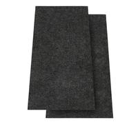 JERIA 2 Pcs 36 X 60 Inch Oil Spill Mat for Under Car Driveway,Oil Leaks Absorbent Oil Pad,Tape Rubber Mat Garage Floor with Rug Tape,Reusable