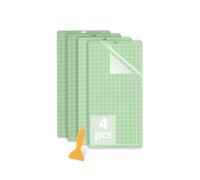 Jerilla 4PCS Craft Cutting Mats for Cricut Maker 12x24 Inch with Scraper