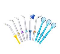 Jerilla 9pcs Oral Irrigator Nozzle Set Replacement Jet Tips Kit Accessories Compatible with Waterpik Water Flosser WP-100/WP-250/WP-300/WP-450/WP-560/WP-660/WP-811/WP-900/Flycat FC168/FC188