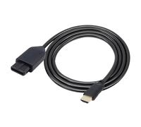 Jerilla N64 to HDMI Converter Cable 1.5m/4.92ft, Support S-Video Output N64 to HDMI 1080P Adapter Cable for Nintendo 64/Gamecube/SNES/NGC, HDTV, Monitor, Plug and Play