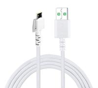 Jerilla Replacement USB Charging Cable for Razer Naga Pro/DeathAdder V2 Pro/Viper Ultimate/Basilisk Ultimate Mouse, 1.8m Nylon Braided Cable, Durable and Quickly Charges - White