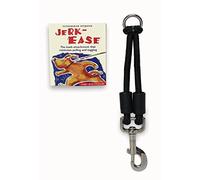 JERK-EASE BUNGEE DOG LEASH ATTACHMENTÃâ‚¬â€œ patented shock absorber protects you your dog Ãâ‚¬â€œ works ANY leash & collar (harness) Ãâ‚¬â€œ a MUST retractable leashes Ãâ‚¬â€œ CLICK SIZE/COLOR BELOW