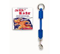 Jerk-Ease Bungee Dog Leash Extension - Patented Shock Absorber Attachment Protects You and Your Dog - Works with Any Leash & Collar or Harness - Small (Up to 20 Pounds) - Blue