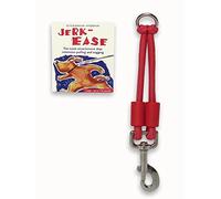 JERK-EASE BUNGEE DOG LEASH EXTENSION - Patented Shock Absorber Attachment Protects You and Your Dogs - Works with ANY Leash & Collar or Harness - a MUST for Retractable Leashes - PICK SIZE/COLOR BELOW