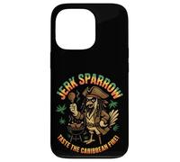 Jerk Sparrow Funny Pirate Chicken Caribbean BBQ Grilling Case for iPhone 13 Pro