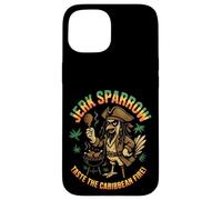 Jerk Sparrow Funny Pirate Chicken Caribbean BBQ Grilling Case for iPhone 15