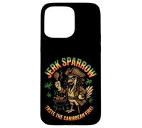 Jerk Sparrow Funny Pirate Chicken Caribbean BBQ Grilling Case for iPhone 15 Pro Max