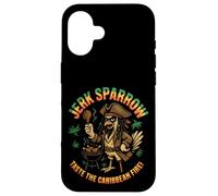 Jerk Sparrow Funny Pirate Chicken Caribbean BBQ Grilling Case for iPhone 16