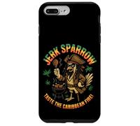 Jerk Sparrow Funny Pirate Chicken Caribbean BBQ Grilling Case for iPhone 7 Plus/8 Plus