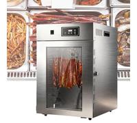 Jerky Dryer and Food Dehydrator Machine, Digital Adjustable Timer and Temperature Control (30-90°C), Stainless Steel, for Meat, Fruit, and Herb, 1000W